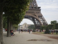 Eiffelturm von nah...